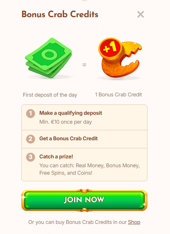 Bonus Crasb bonus