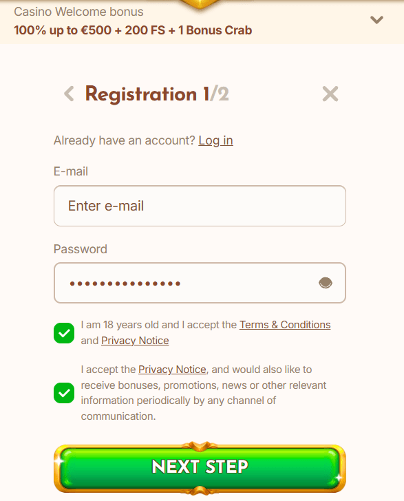 Registration_step 1